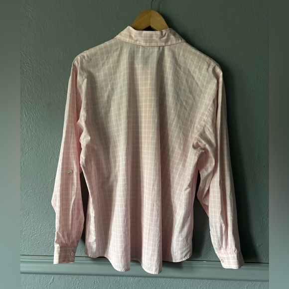 Napa Valley | Gingham | Button-Up | Embroidered | Garden Theme | Embellished | L - Picture 5 of 11